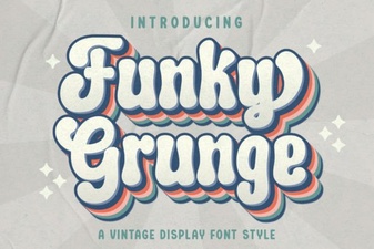 Funky Grunge Fonts for Bold, Edgy Designs