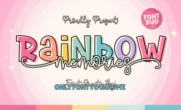 Rainbow Memories Font: Creative Design & Project Ideas