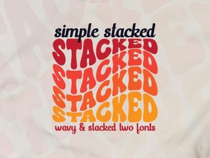 Building a Simple Stacked Font