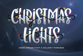 Typography Ideas for Your Christmas Lights Display