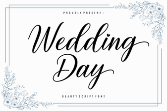 Stylish Fonts for Your Wedding Invitations