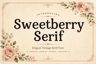 Sweetberry Serif: a Creative Typographic Tool